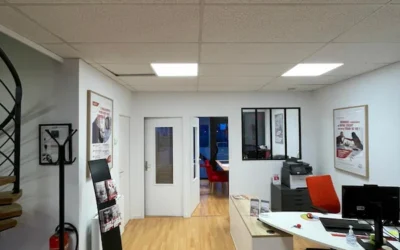 Pose de climatisation dans les bureaux Generali à Ornex