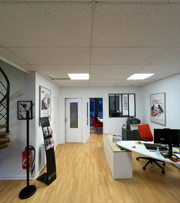 Pose de climatisation dans les bureaux Generali à Ornex