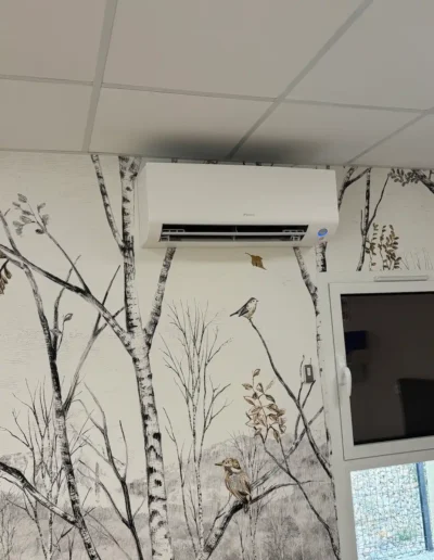 Pose d'une climatisation dans une micro crèche