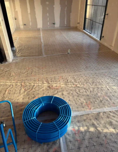 Pose plancher chauffant Divonne