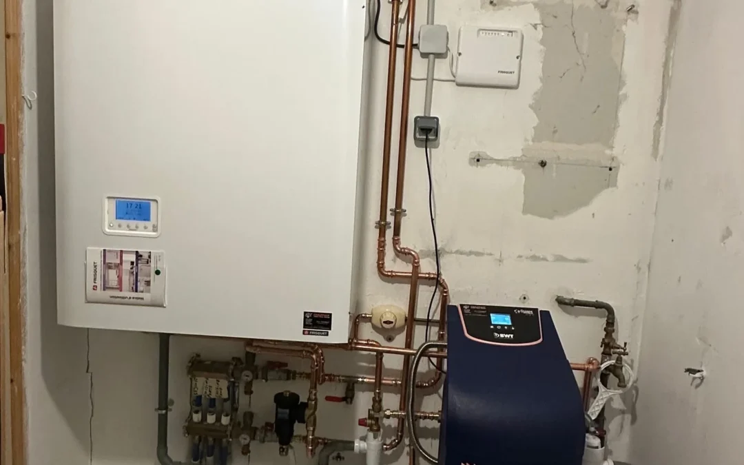 Remplacement d’une chaudière Frisquet et pose d’un adoucisseur BWT à Divonne-les-Bains