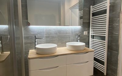 Réalisation de salle de bain clé en main
