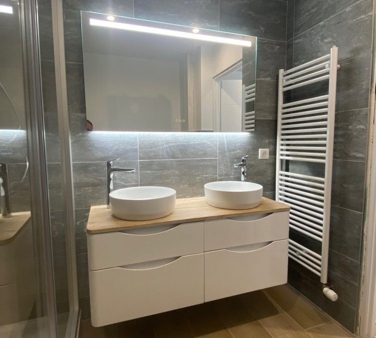 Réalisation de salle de bain clé en main