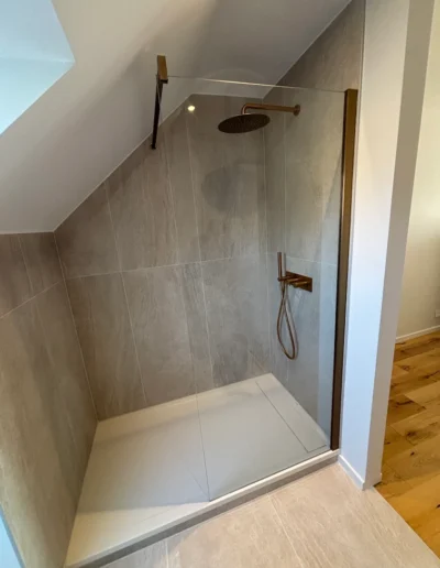 Création d'une douche à l'italienne