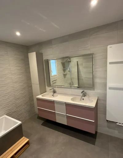 Transformation salle de bain cessy