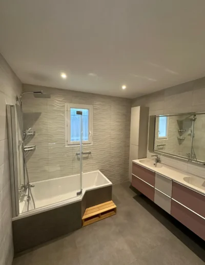 Transformation salle de bain cessy