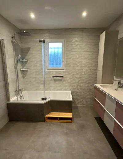 Transformation salle de bain cessy