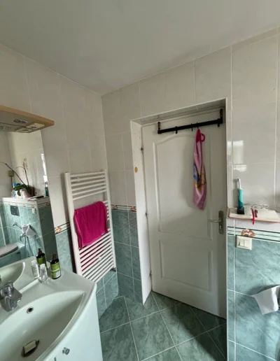 Avant transformation d'une salle de bain à Cessy